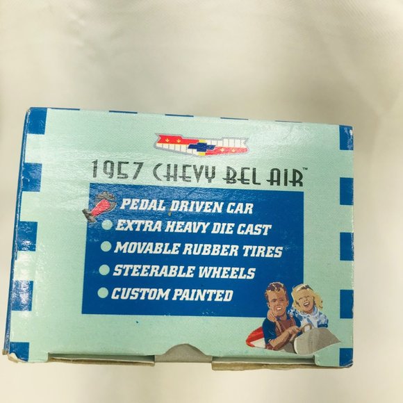 Gearbox 1997 Vintage 1957 Chevy Bel Air Convertible Serial #05365 Pedal Car New - Picture 6 of 10